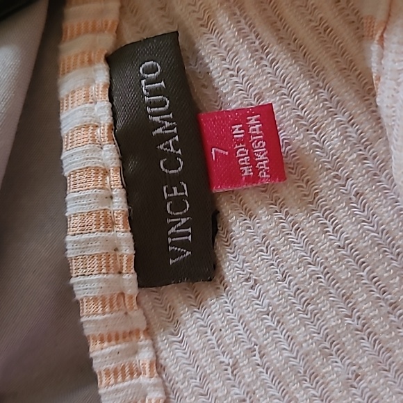 NEW Vince Camuto Girl Dress, Pink & White stripes, Size 7 - Picture 6 of 6